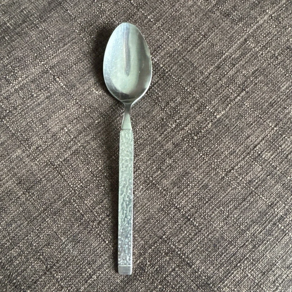 1‎ Teaspoon Ekco Eterna EKS2 20969 EKSEKS2 Hammered Glossy Textured Stainless